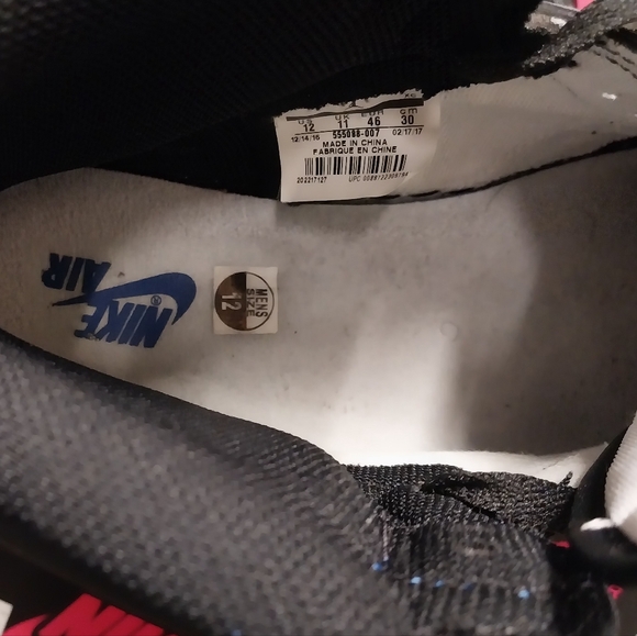 Air Jordan 1 retro black royal Og size 12 men's - Picture 13 of 14